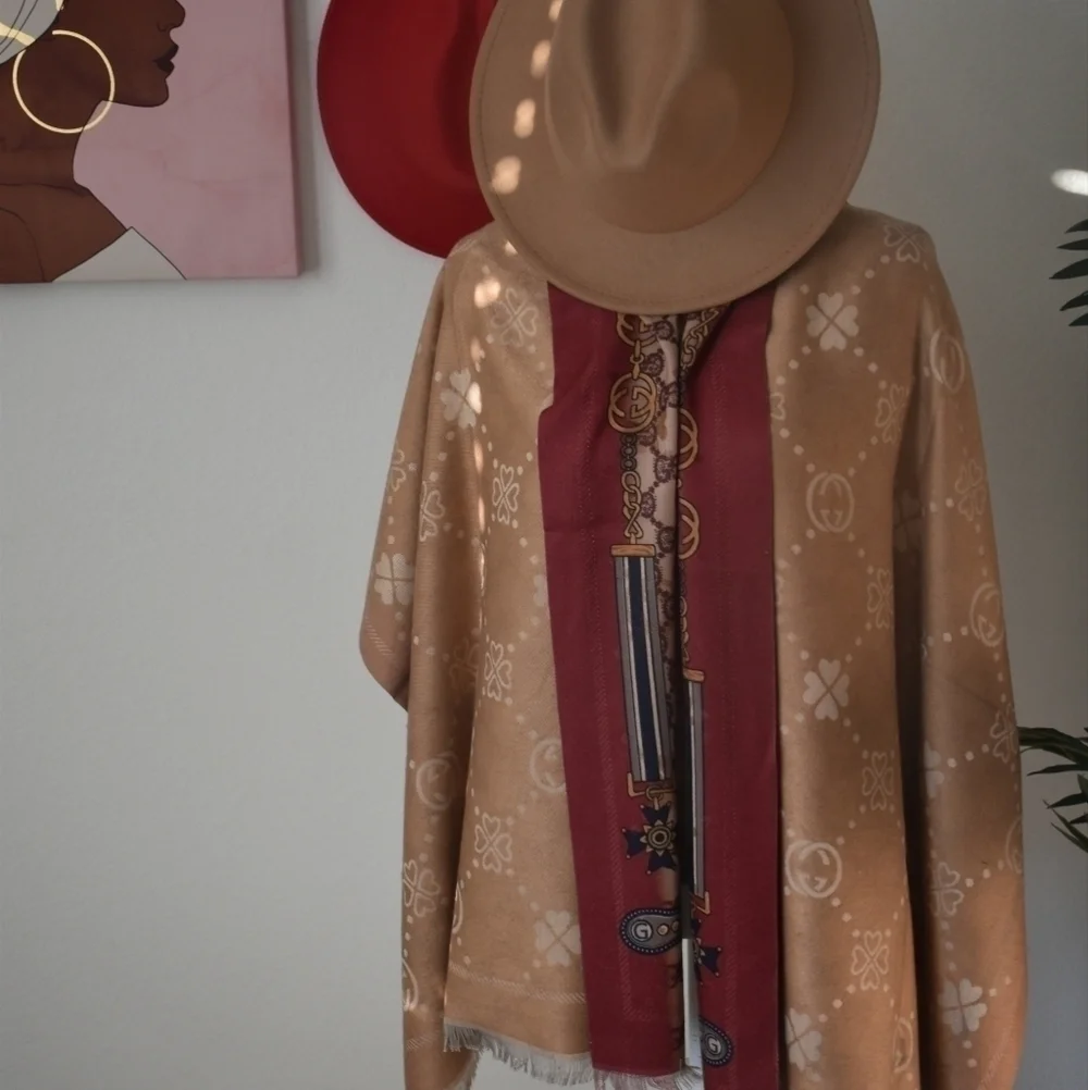 Stylish Women Reversible Cashmere/Winter Scarf